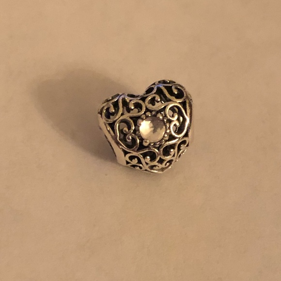 Pandora March Birthstone Heart Charm - Picture 2 of 6